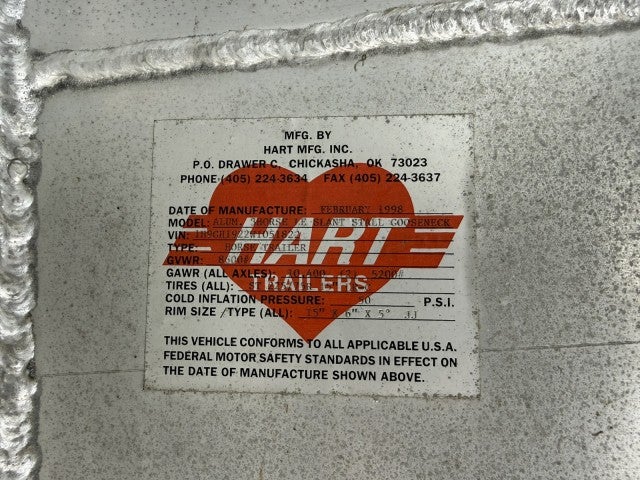 1998 HART 3 HORSE Base