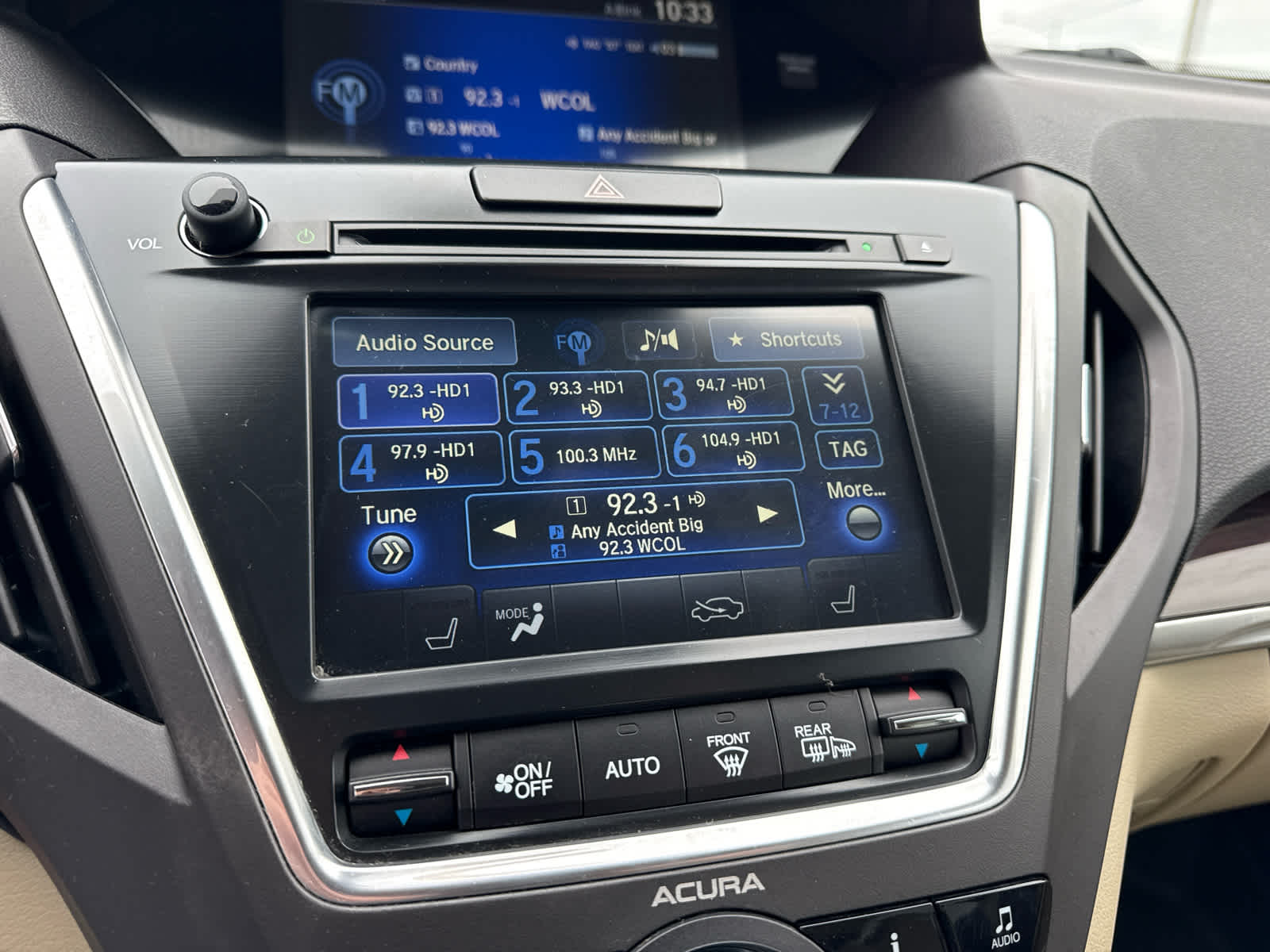 2016 Acura MDX Technology Package